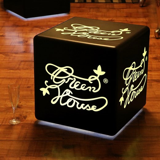 Custom Light Box with Logo, Branded Corporate Gift, Battery Sign Display Block Lamp Table Center