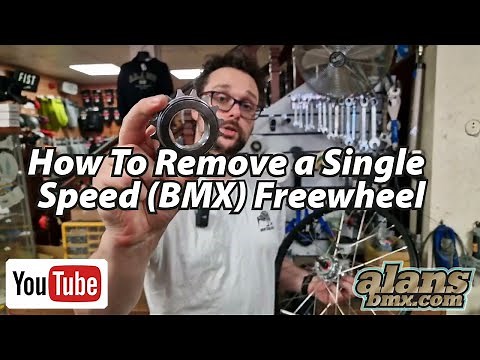 How To Remove a Single Speed (BMX) Freewheel