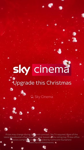 Unwrap Christmas Classics and the latest Blockbusters this Christmas on Sky Cinema for just £10 extra a month, plus 2 Vue Tickets on us | Sky