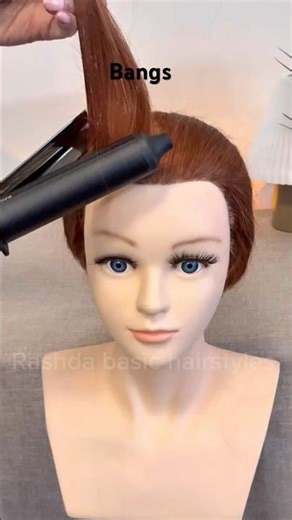 How to set #hairtips #hair #hairstyle #hairbangs #shorts