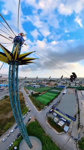 Allou Fun Park Starflyer Attraction in Athens
