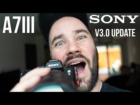 HOW TO update your SONY A7iii A7Riii firmware 3.0