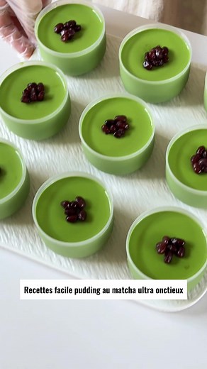 Pudding au Matcha Ultra Onctueux en 10 Minutes