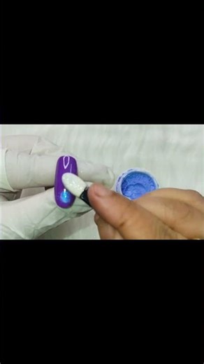 Magic Chrome Powder Trick ✨Upgrade your gel polish instantly! chrome nails, nail hack, nail upgrade.