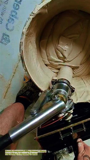 Smooth Compound Filling Process | Heavy Duty Mixing & Dispensing System
