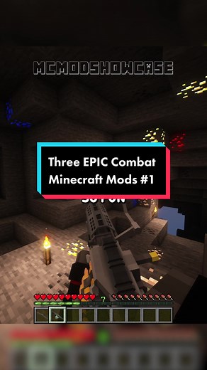 Three EPIC Combat Minecraft Mods #1 #fyp #foryoupage #minecraft #minecraftmods #gaming #moddedminecraft #minecraftmod #minecraftmodshowcase #mod #mods