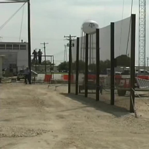 White SUV Crash Test: Performance Against Barriers