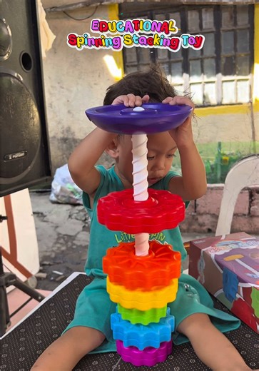 Affordable High-Quality Spinning Stacking Toy for Kids