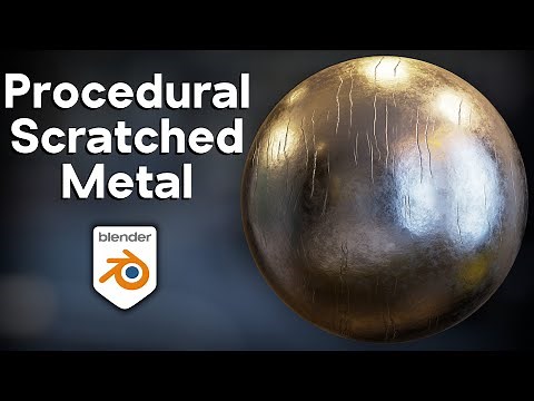 Procedural Scratched Metal Material (Blender Tutorial)