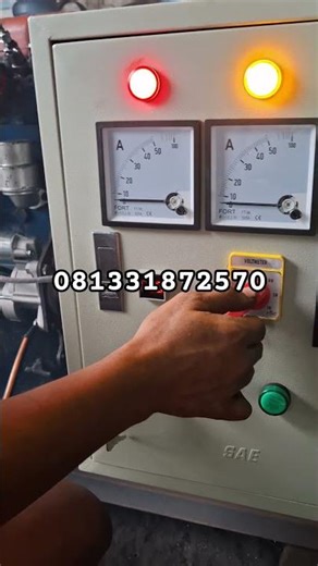 test panel sebelum kirim ke juragan nya #generator #panel #genset