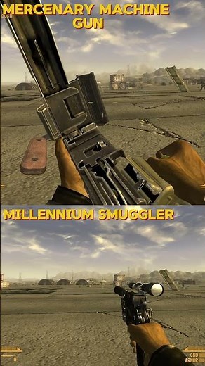 Another Millennia Weapon Showcase : mercenary machine-gun and millennium smuggler