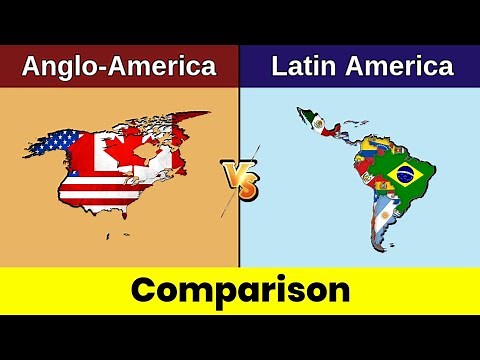 Anglo America vs Latin America | Latin America vs Anglo America | Comparison | America | Data Duck