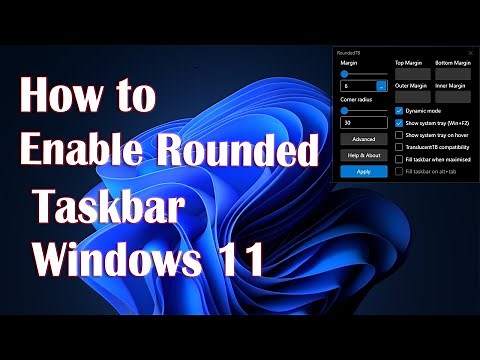 Enable Rounded Taskbar In Windows 11 - How To