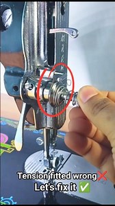 Tension Assembly Fitted Wrong ❌Let's Fix It Step-by-Step✅ #sewingmachinerepair #ussewtips