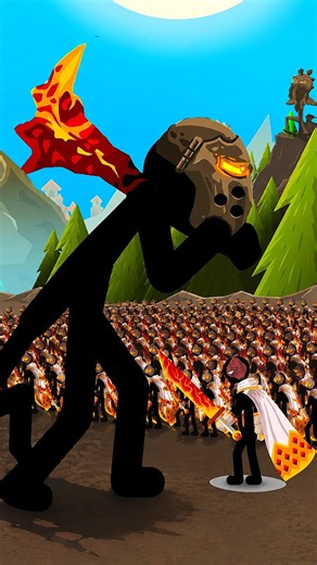 Wrathnar vs All Generals in God Mod 💀 | Stick War Legacy #stickwar3 #short