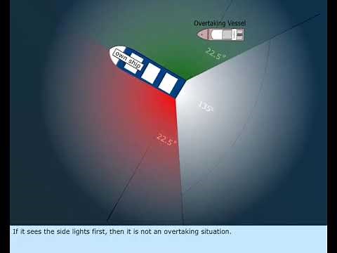 COLREGS Rule 13 - OVERTAKING | COLLISION REGULATIONS | MERCHANT NAVY KNOWLEDGE