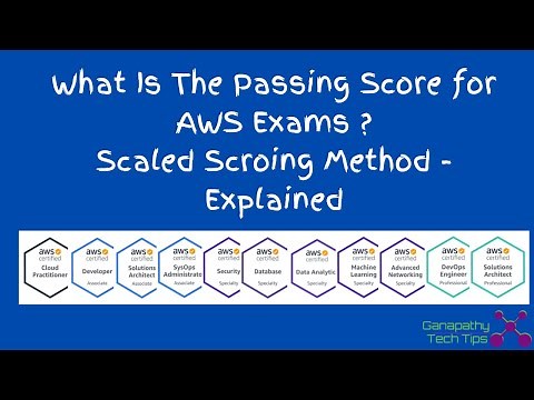 AWS Certification passing Score and Scaled scoring method