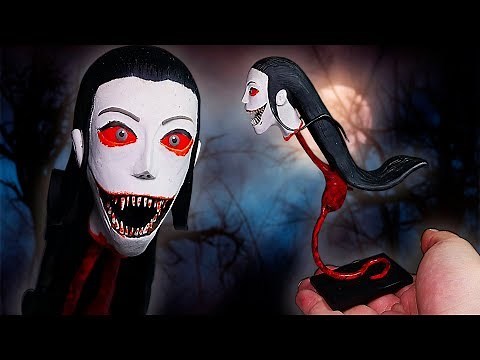 Making KRASUE ★ Eyes: The Horror Game ➤ Polymer clay Tutorial (Handicraft)