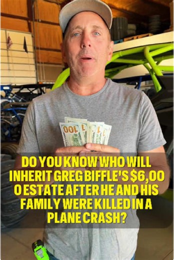Do you know who will inherit Greg Biffle's $6,000 estate after he and his family were killed in a plane crash.#foryou #fyp #usa #greg