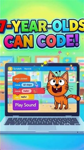 Scratch Coding for 7-Year-Olds 🖥️ | Fun & Easy Beginner Tutorial