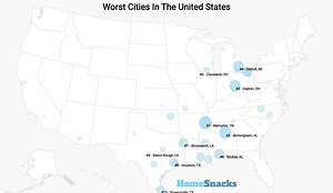 The 10 Worst Places To Live In The United States For 2025