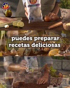 Con la nueva #HarinaYAMultisemilla puedes preparar desde pasteles hasta empanadas y hacerlos súper nutritivos. 🍰🥟 Porque es la única harina que fusiona 4 semillas. Mira algunas ideas de recetas que tenemos para ti: https://bit.ly/33lziII 💪💛 | Ya