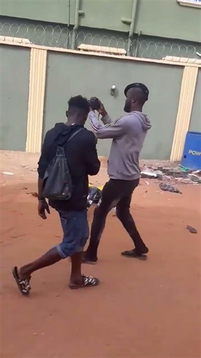 Behind the Scenes of One Man Squad 🎬 – Yankaba Micheal #shorts