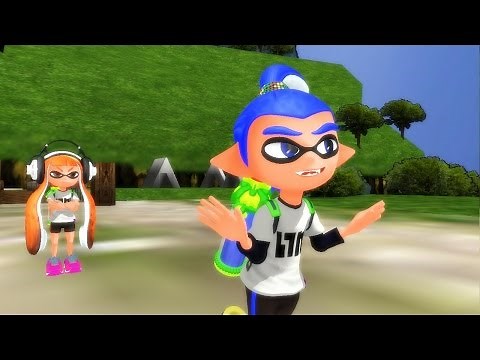(MMD) Splatoon - Inkling boy does the Drop It Low