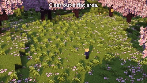 A hidden survival base with the sweetest entrance ever made
