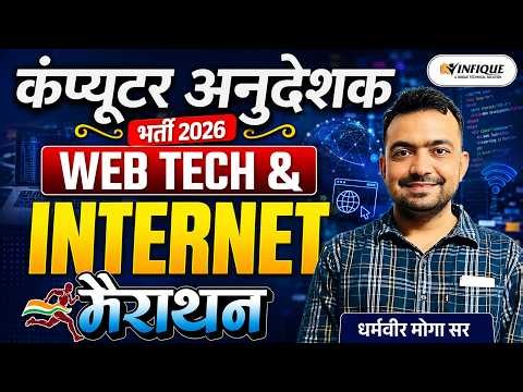 Web Technology Complete Revision 🔥 | Internet + HTML + CSS + XML | Computer Anudeshak 2026