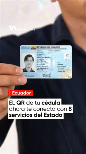 Acceso a Trámites con el QR de la Cédula