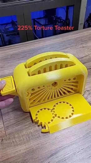 Torture Toaster Test 225% - HotMakes 3D Printer Showcase