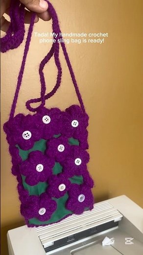DIY Crochet Phone Sling Bag from Scratch