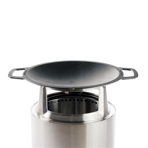 Ranger Cast Iron Wok Top + Hub | Fire Pit Cast Iron Cooking