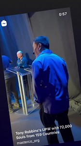 Largest Tony Robbins’ UPW ever with 72,000 attendees doing MCKS Meditation On Twin Hearts with Sage Robbins chanting Om Mani Padme Hum! | Master Stephen Co