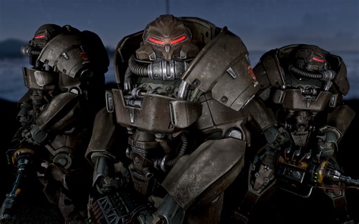 【辐射4】76系列动力装甲 - Hellcat power armor