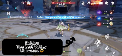 Now that she’s triple crowned here’s a fun Beidou showcase! I don’t think a 56 second clear is bad at all!! #genshinimpact #genshintok #hoyoverse #beidou #beidoumain #