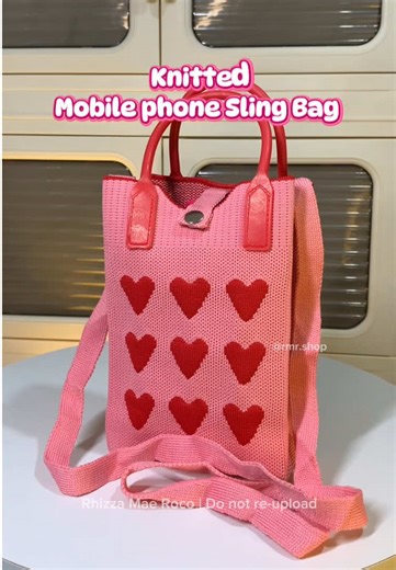 Stylish Knitted Mobile Phone Sling Bag Tutorial