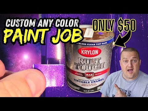 $50 ANY COLOR PAINT JOB DIY AT HOME PAINTING DOOR JAMS ON A VEHICLE WITHOUT REMOVING THE DOORS