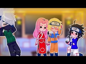 [|El equipo 7 reacciona a la familia Uchiha Uzumaki |] Sasunaru 🧡🖤 primer video de reacciones :^