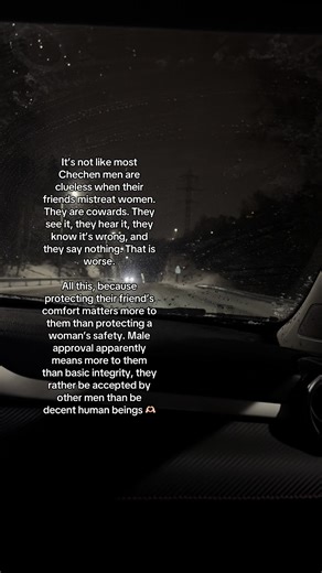 The Silence of Chechen Men on Misogyny