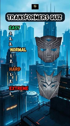 Transformers Quiz! Only a true fan can name these characters #transformers #quiz #trivia