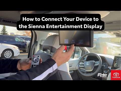 How to Connect Your Device to the Sienna Entertainment Display