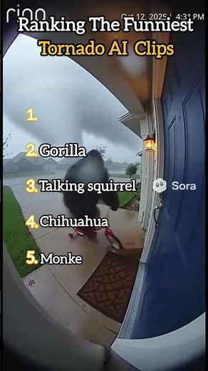 Ranking The Funniest Tornado AI Clips