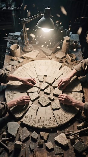 A calendar that predicted it's own discovery. It planned to basically be found! And when we found it, we tried piecing it together and still couldn't figure it out. Who gave it to us? And why was it created? #LostHistorySecrets #TheCalendarThatDiscoveredItself #ancientknowledge #lostknowledge #mysterytok