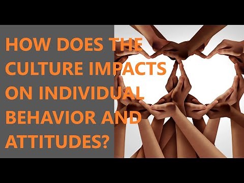 How does the culture impact on individual behavior and attitudes?
