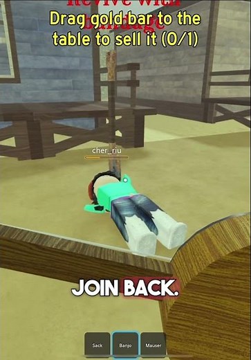 How to revive your teammates in dead rails with musician.