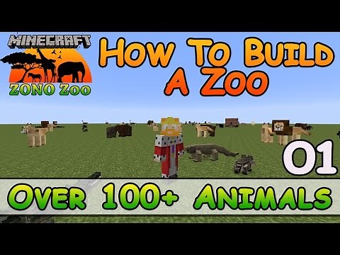 Zoo In Minecraft :: Over 100+ Animals! :: How To Build :: E1 :: Z One N Only