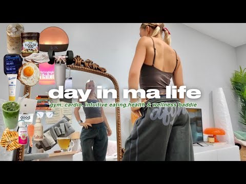 GYM MORNING ROUTINE | leg day, cardio, intuitive eating/ meals i eat to stay lean, chit-chat & more