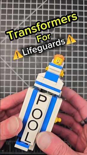 I built the World's First Transforming LEGO Swimming Pool